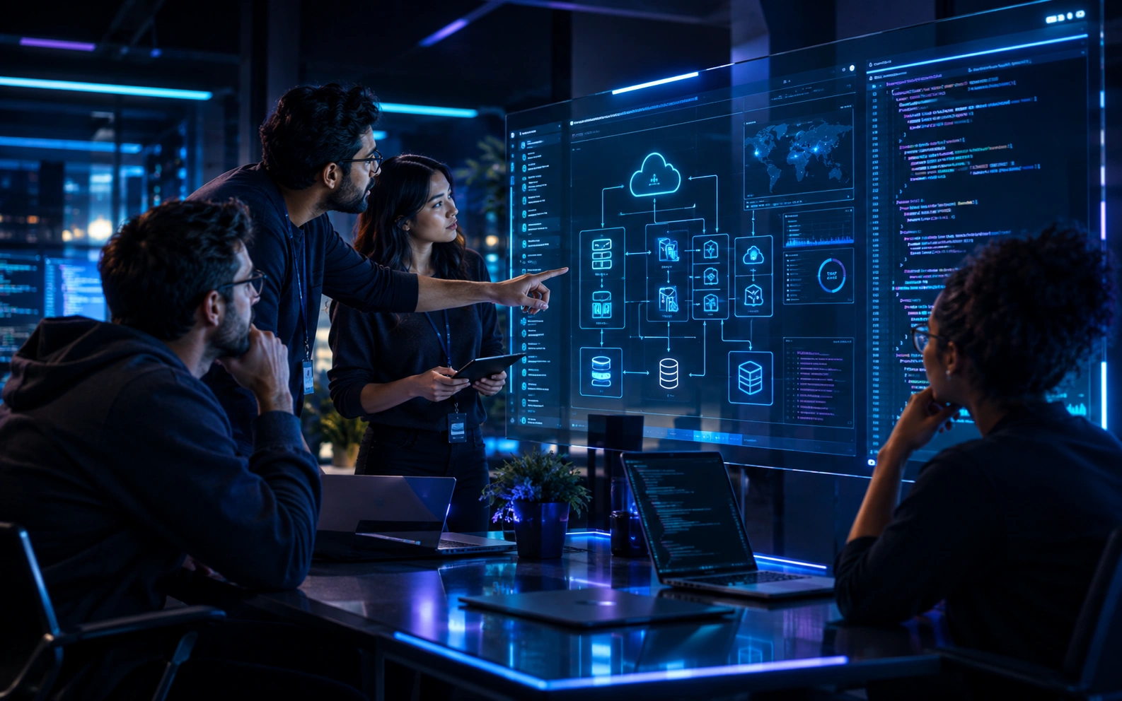 ZetsApp engineers building custom software, AI and SaaS products