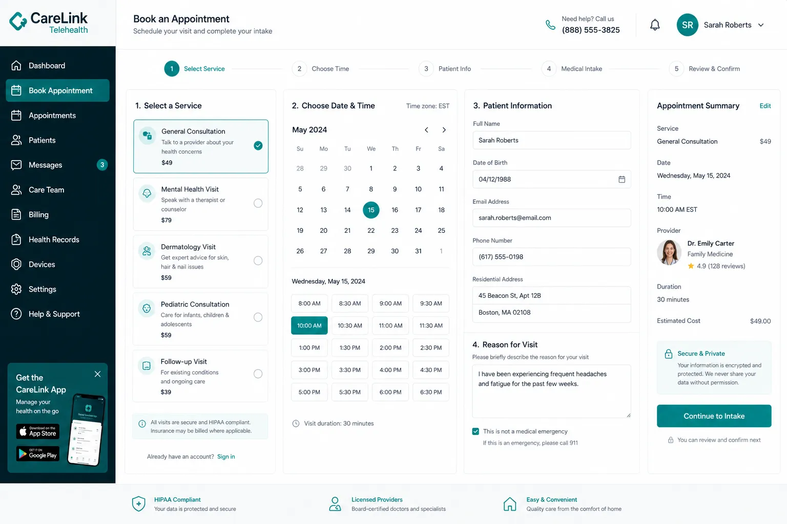 CareLink Telehealth preview