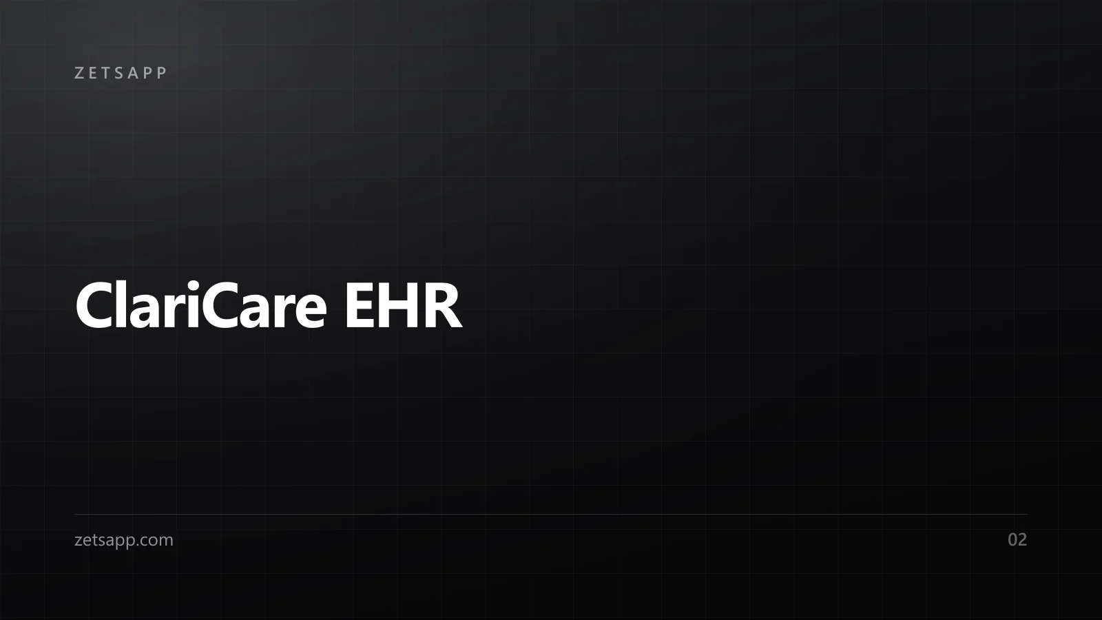 ClariCare EHR preview