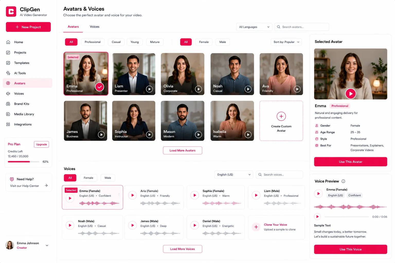 ClipGen AI Video Generator preview