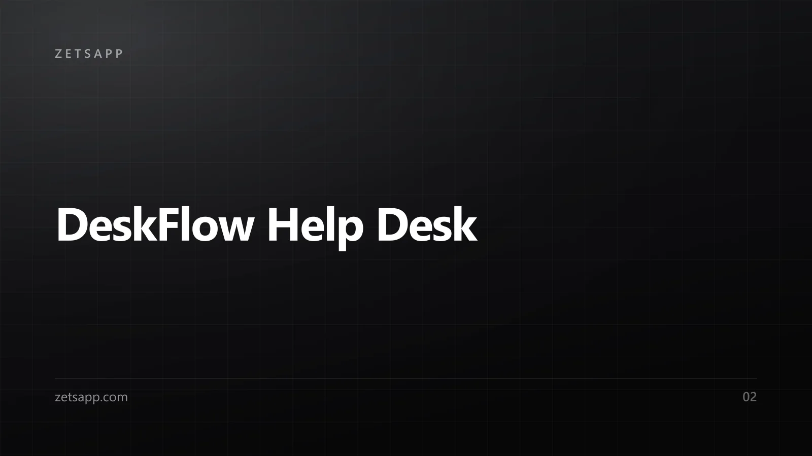 DeskFlow Help Desk preview