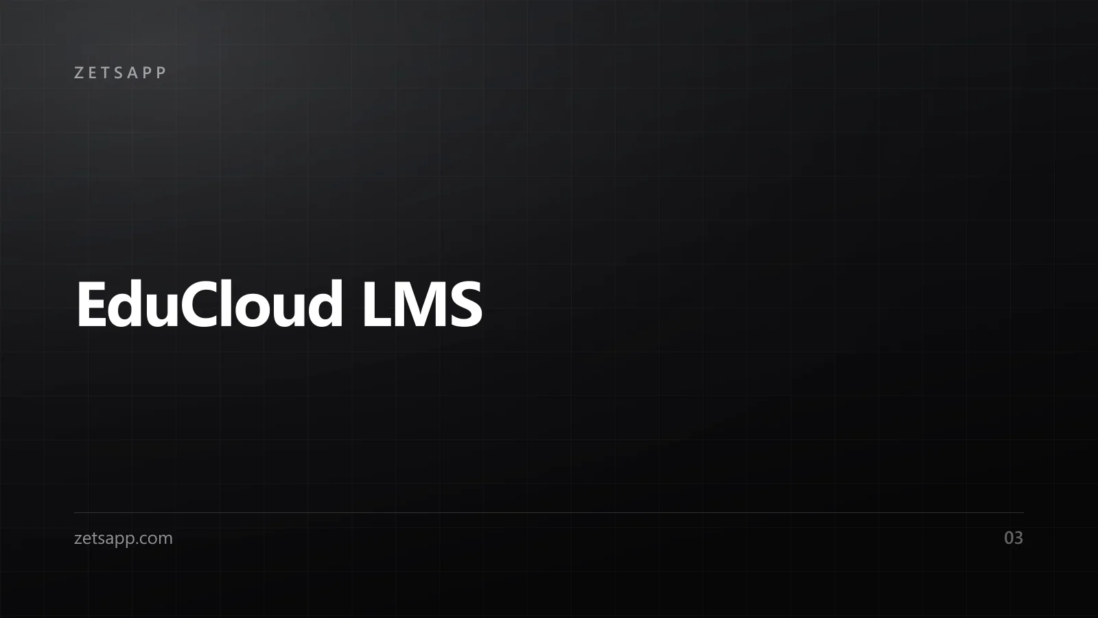 EduCloud LMS preview