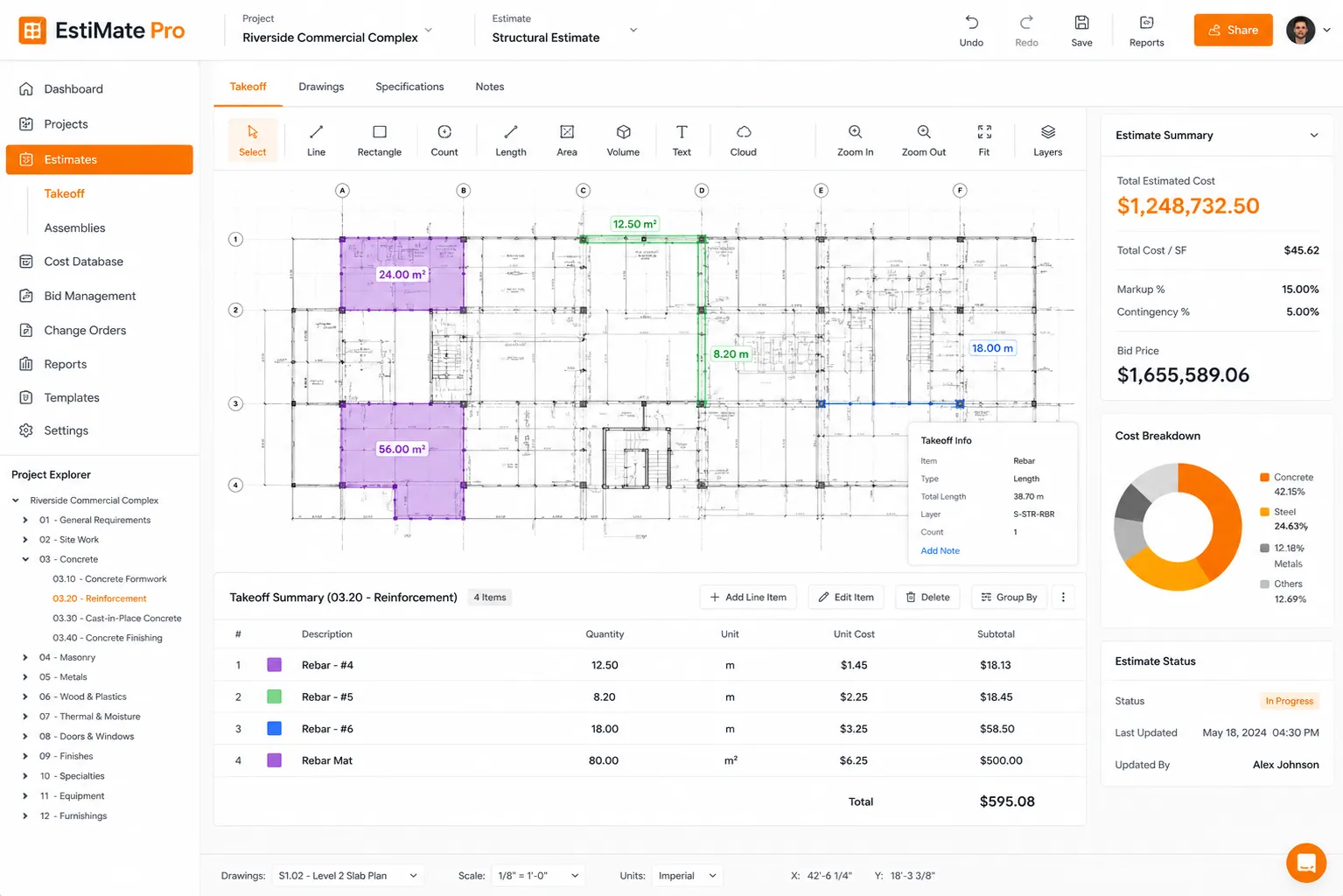 EstiMate Pro screenshot