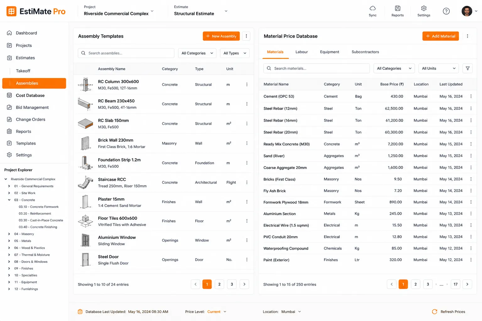EstiMate Pro preview