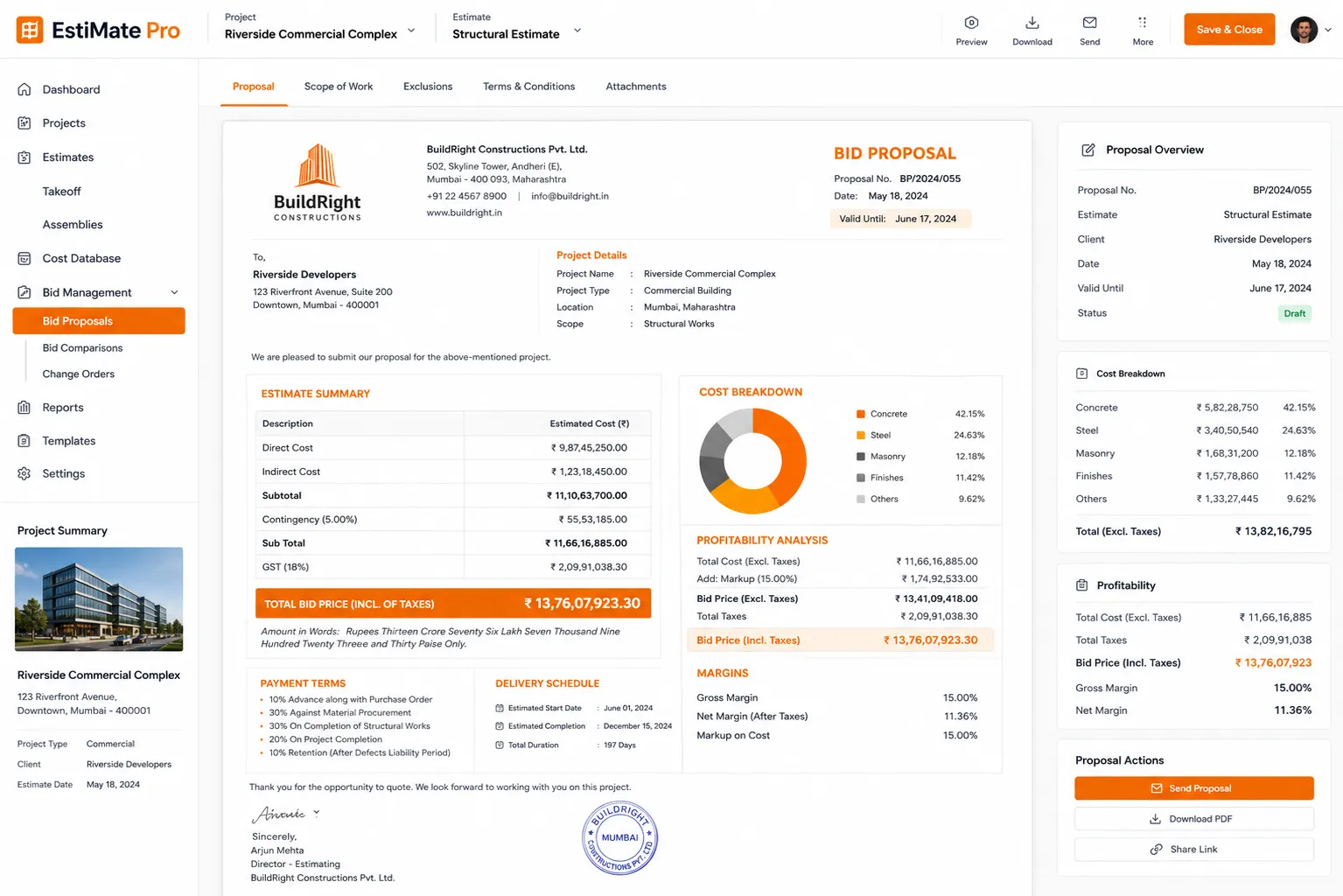 EstiMate Pro preview