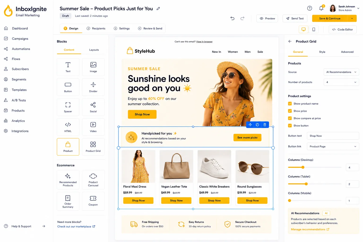 InboxIgnite Email Marketing preview
