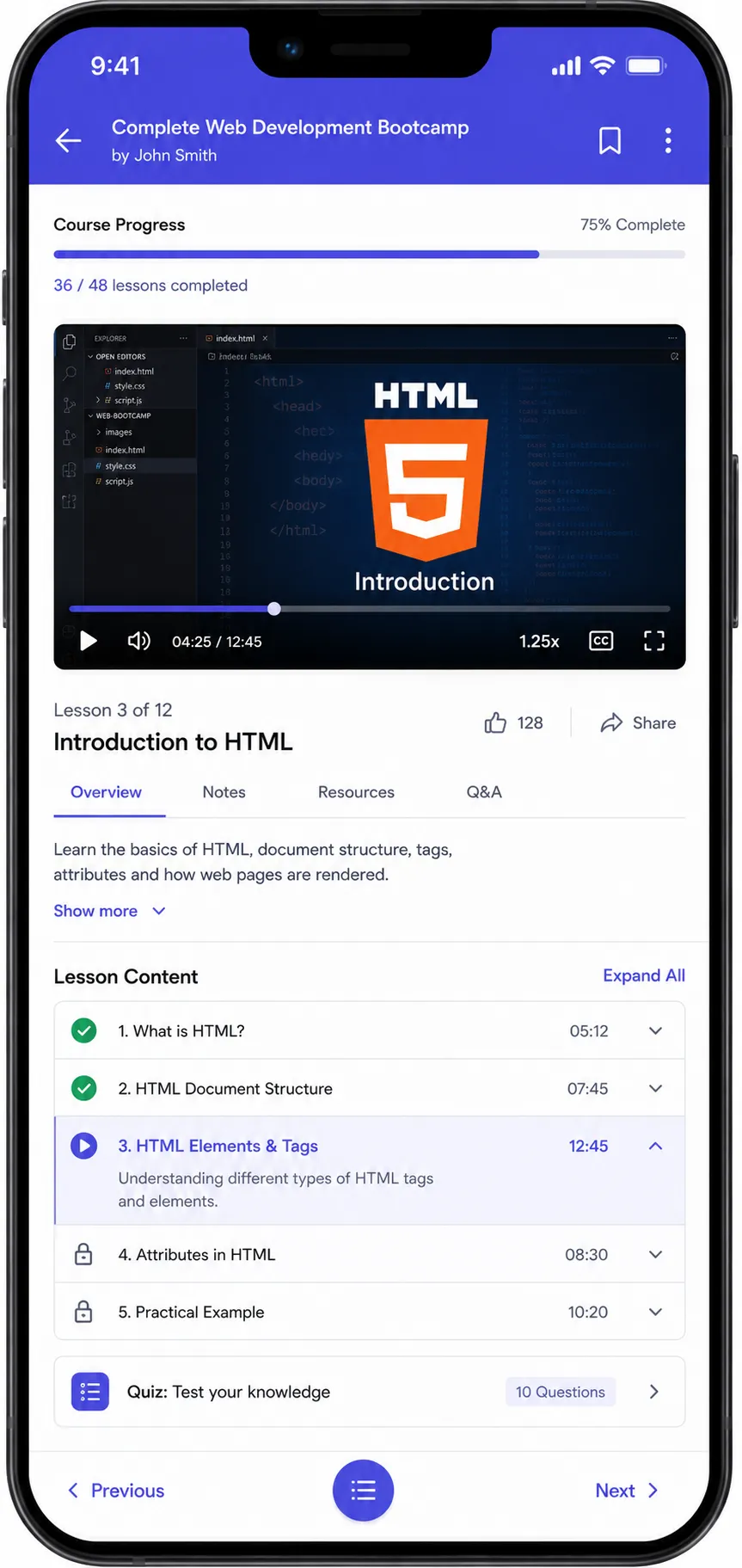 LearnLoop LMS preview