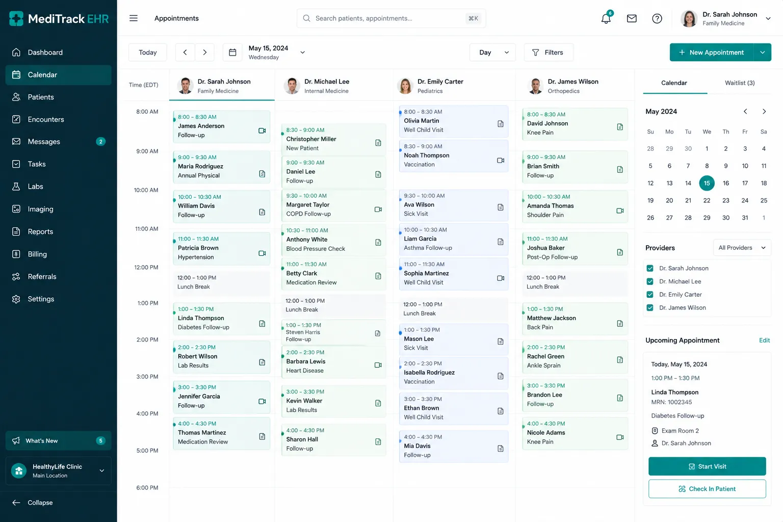 MediTrack EHR preview