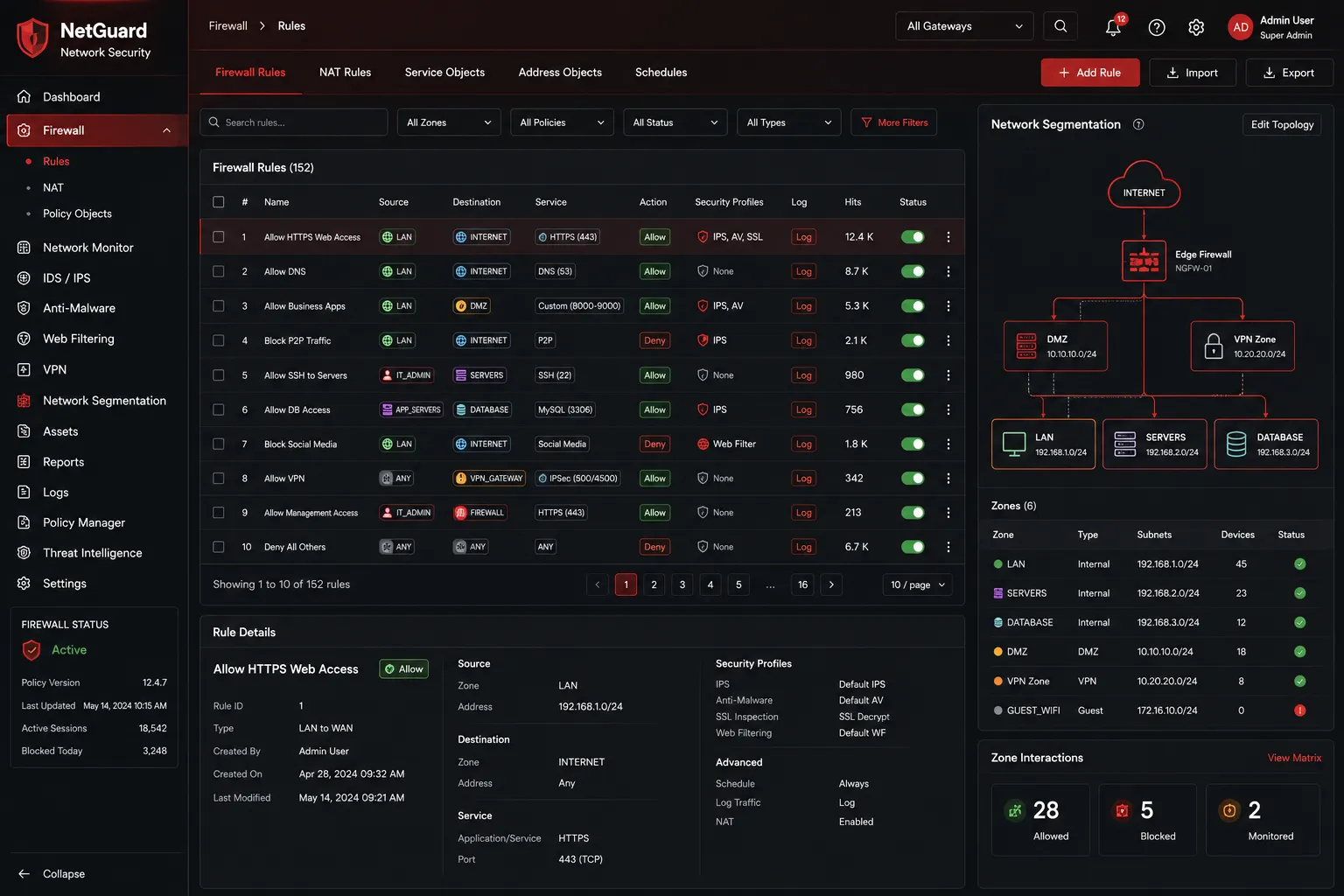 NetGuard Network Security preview