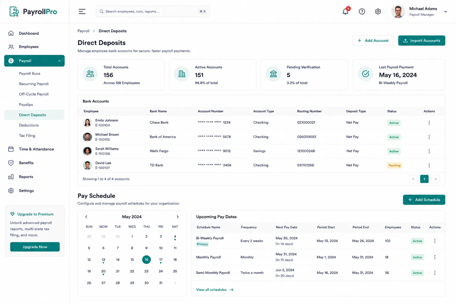PayrollPro preview