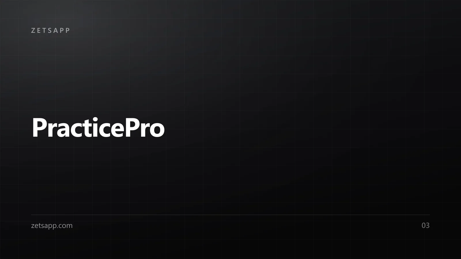 PracticePro preview