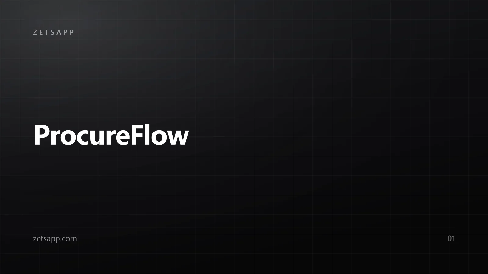 ProcureFlow screenshot