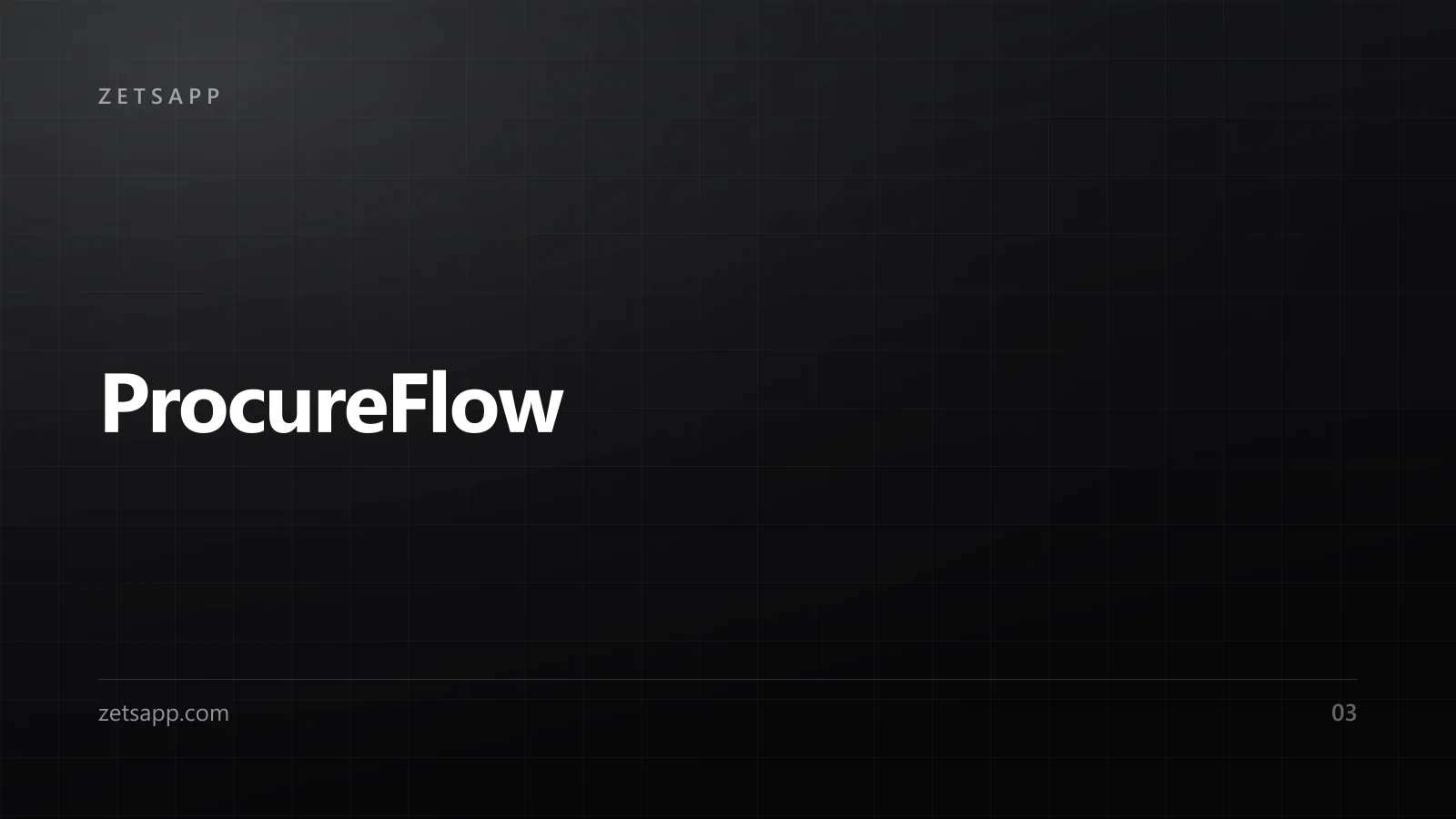 ProcureFlow preview