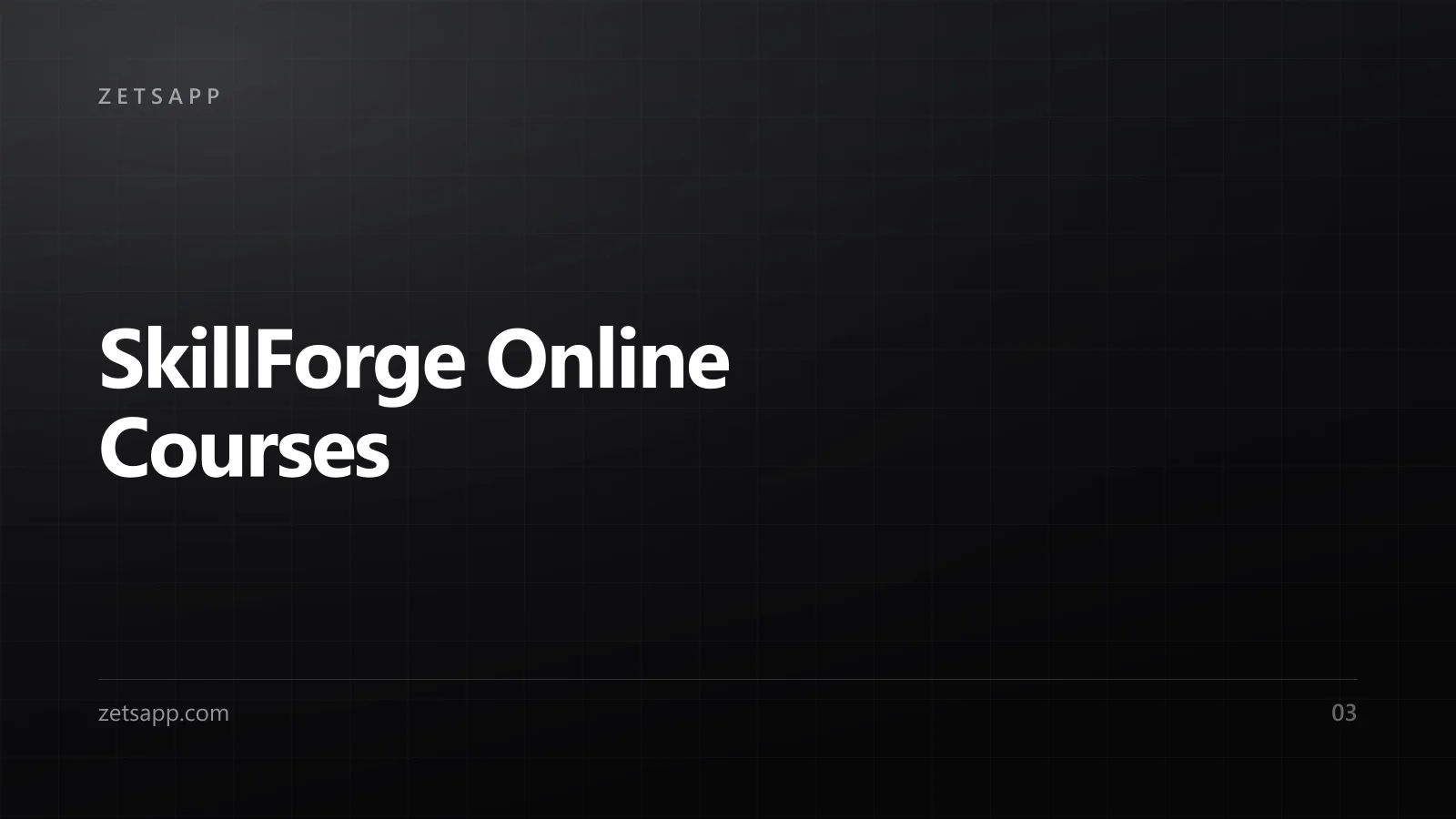 SkillForge Online Courses preview