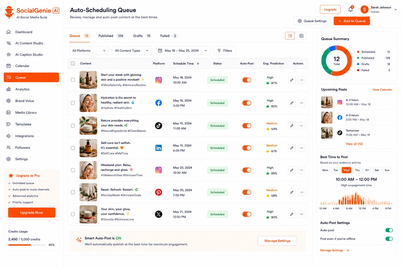 SocialGenie AI Social Media preview
