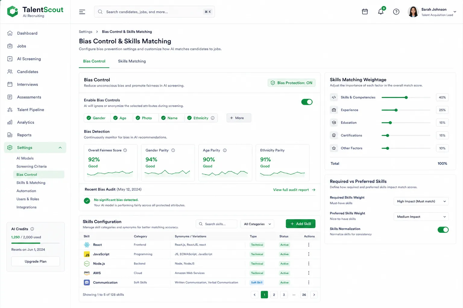 TalentScout AI Recruiting preview