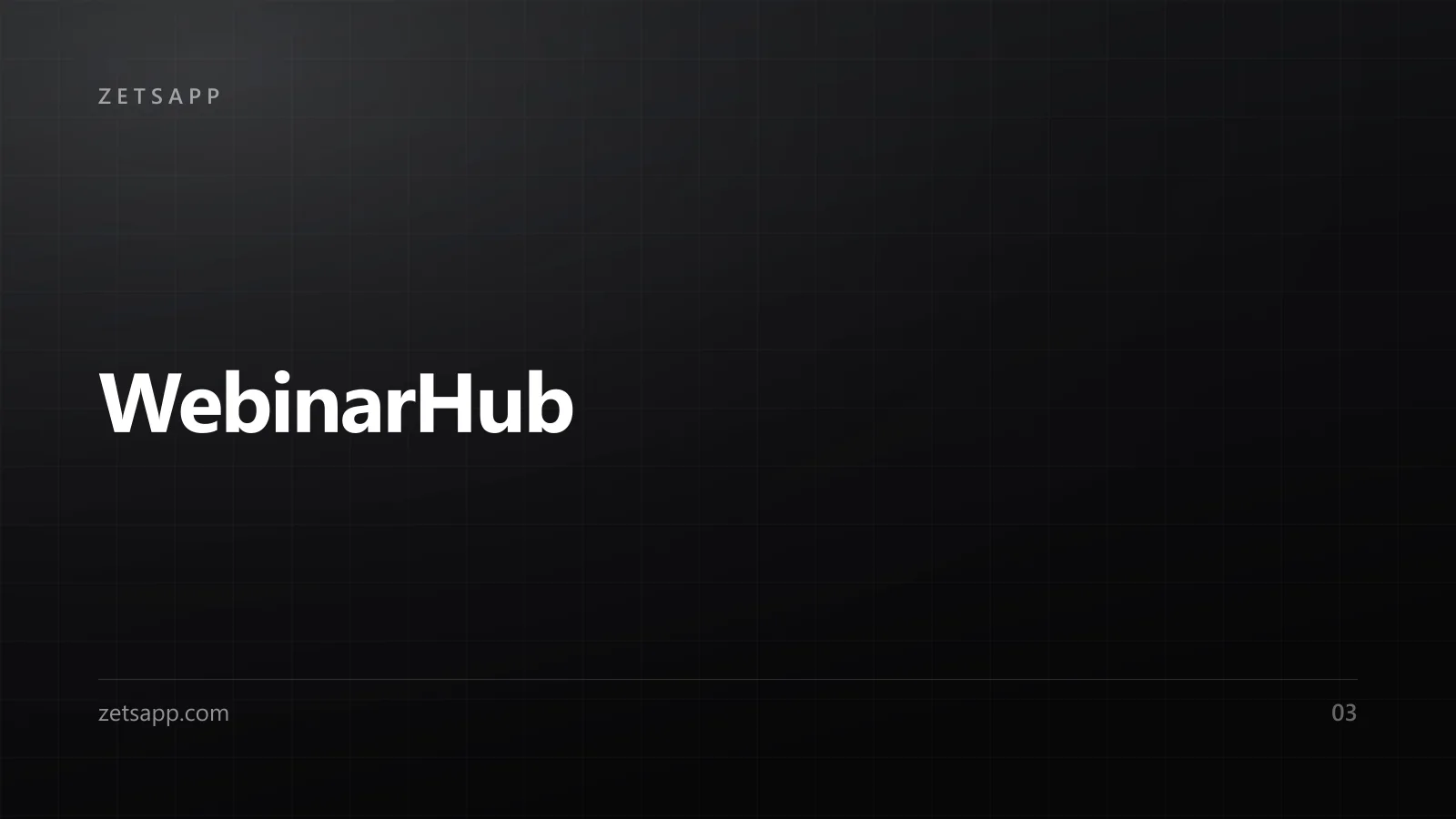 WebinarHub preview
